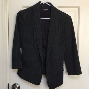 Express women’s pinstripe pant suit